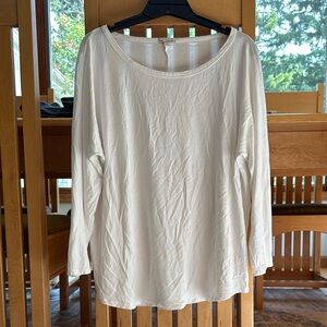 Gap Women's White Long Sleeve Top